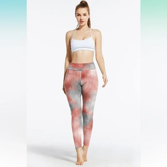 Tie dye scrunch butt leggings - Picture 6 of 7